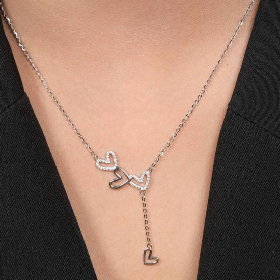 Collar de tres corazones - Moroveta