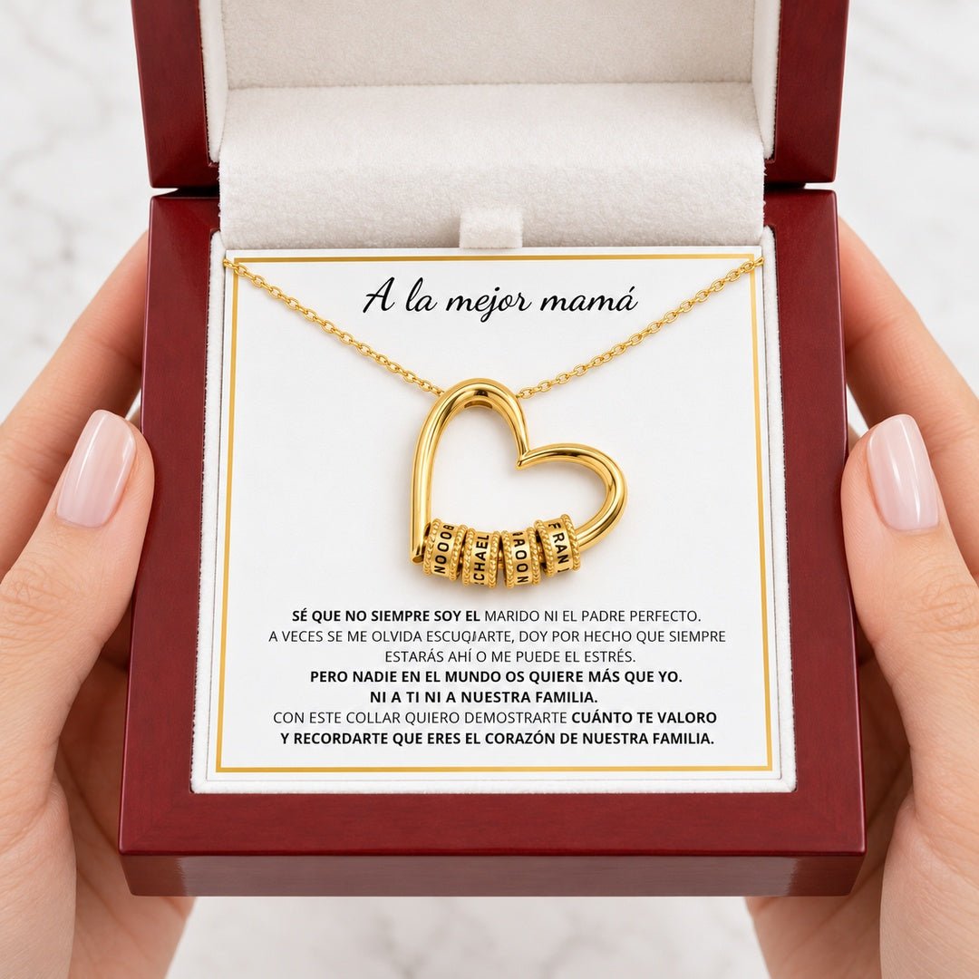 Collar "El corazón de la Familia" - A la mejor mamá - Moroveta