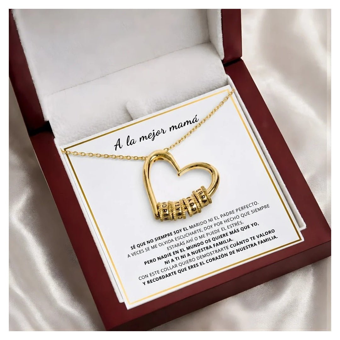 Collar "El corazón de la Familia" - A la mejor mamá - Moroveta