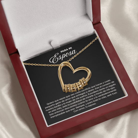 Collar "El corazón de la Familia" - Para mi Esposa - Moroveta