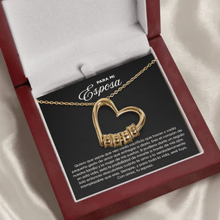 Collar "El corazón de la Familia" - Para mi Esposa