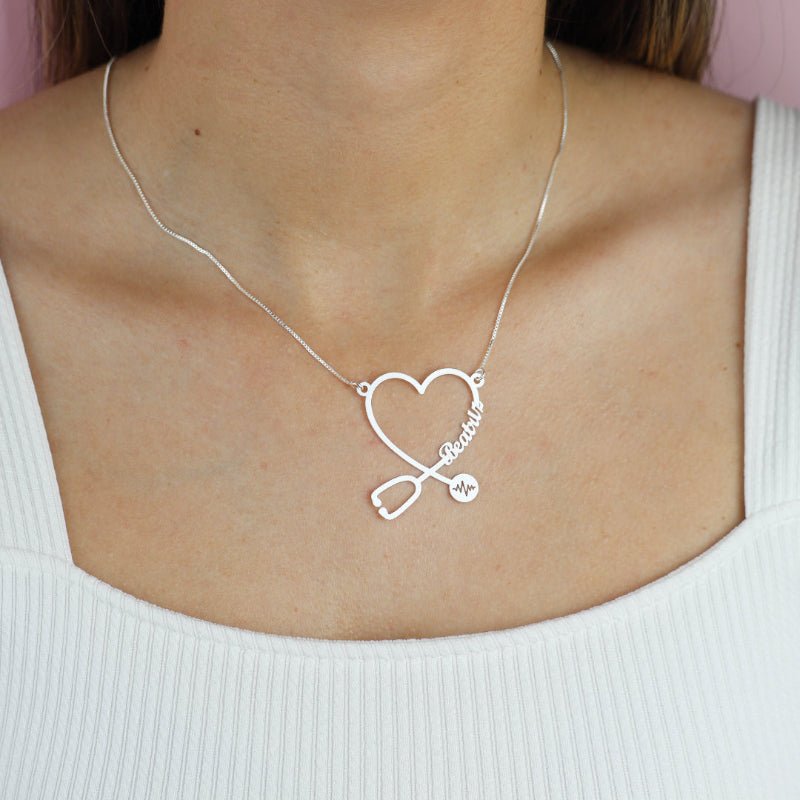 Collar Estetoscopio con Nombre Personalizado - Moroveta