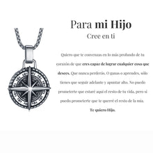 Cargar imagen en el visor de la galería, Collar Estrella del Norte - Para mi Hijo (con nota dedicada) - Moroveta