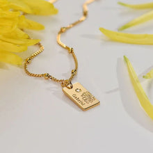 Cargar imagen en el visor de la galería, Collar Flor con Piedra de Nacimiento - Moroveta