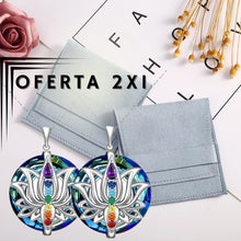 Cargar imagen en el visor de la galería, Collar Flor de loto 7 chakras (Oferta 2x1) - Moroveta