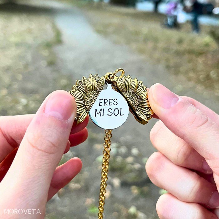 Collar girasol "Eres mi sol" - Moroveta