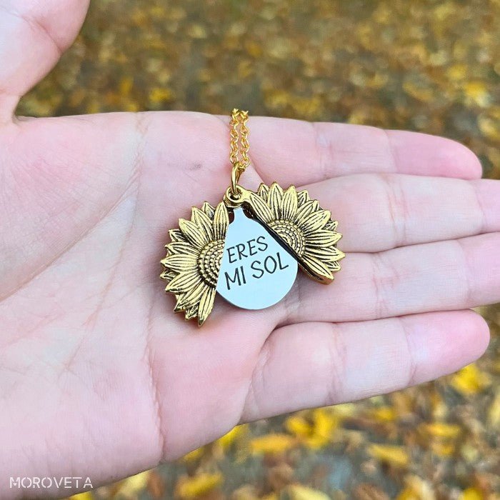 Collar girasol "Eres mi sol" - Moroveta