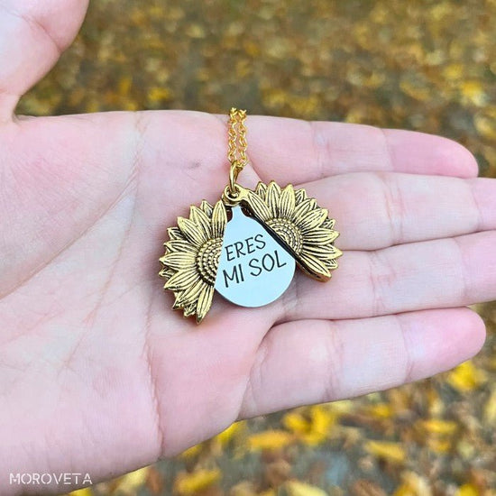 Collar girasol "Eres mi sol" - Moroveta