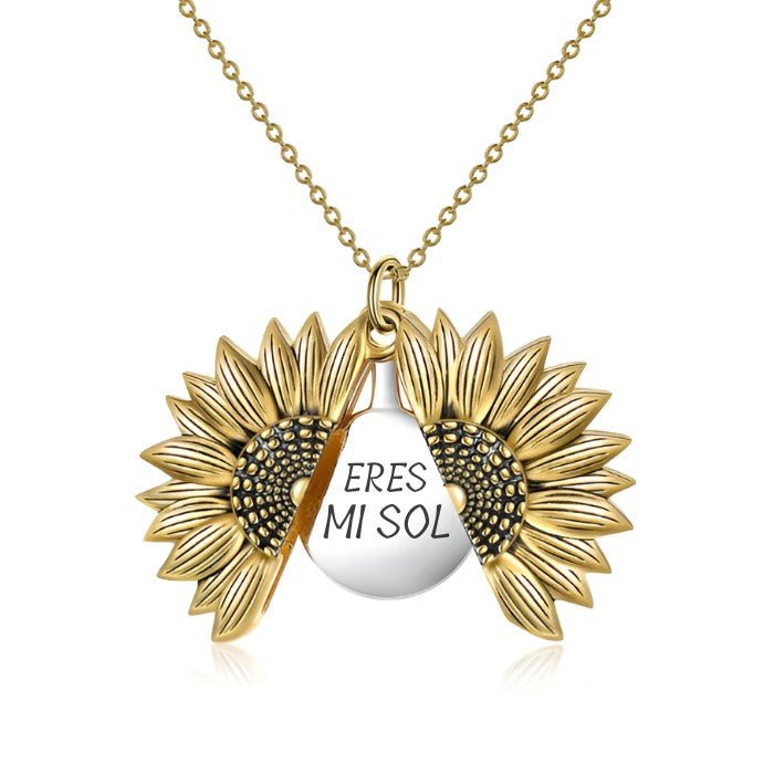 Collar girasol "Eres mi sol" - Moroveta