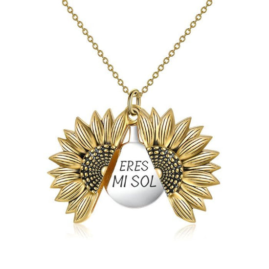 Collar girasol "Eres mi sol" - Moroveta