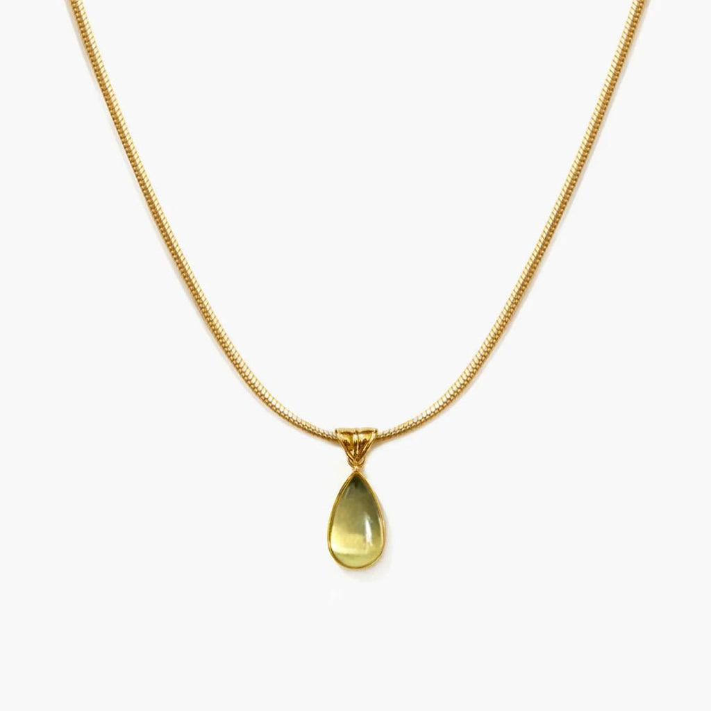 Collar gota de agua marina - Moroveta