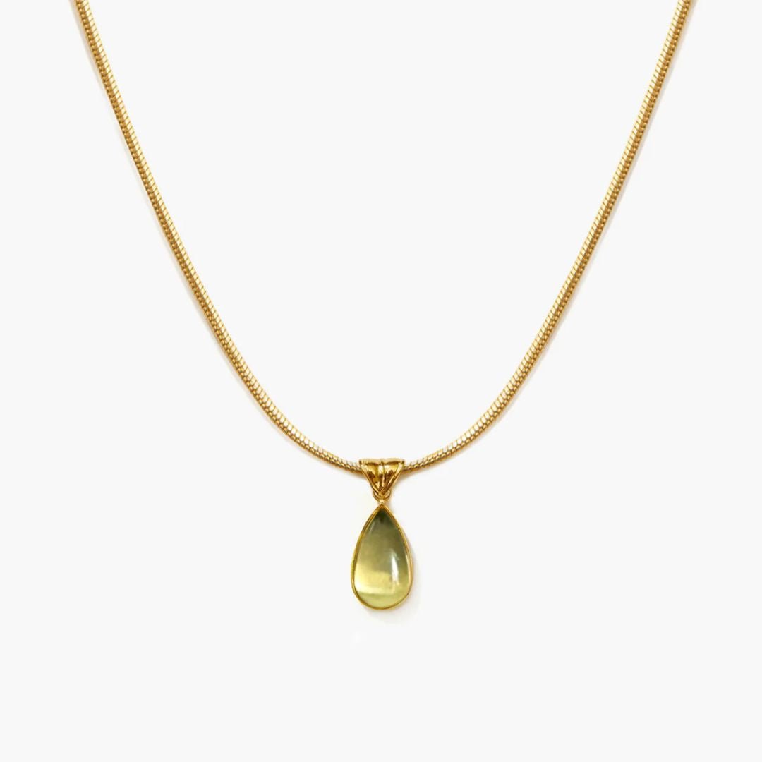 Collar gota de agua marina - Moroveta