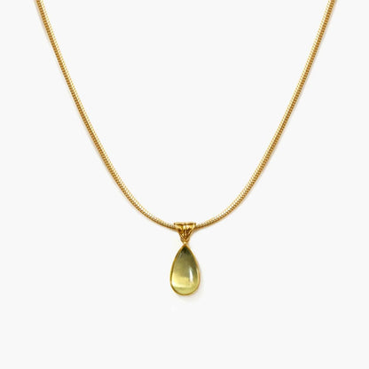 Collar gota de agua marina - Moroveta