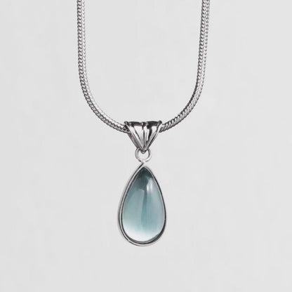 Collar gota de agua marina - Moroveta
