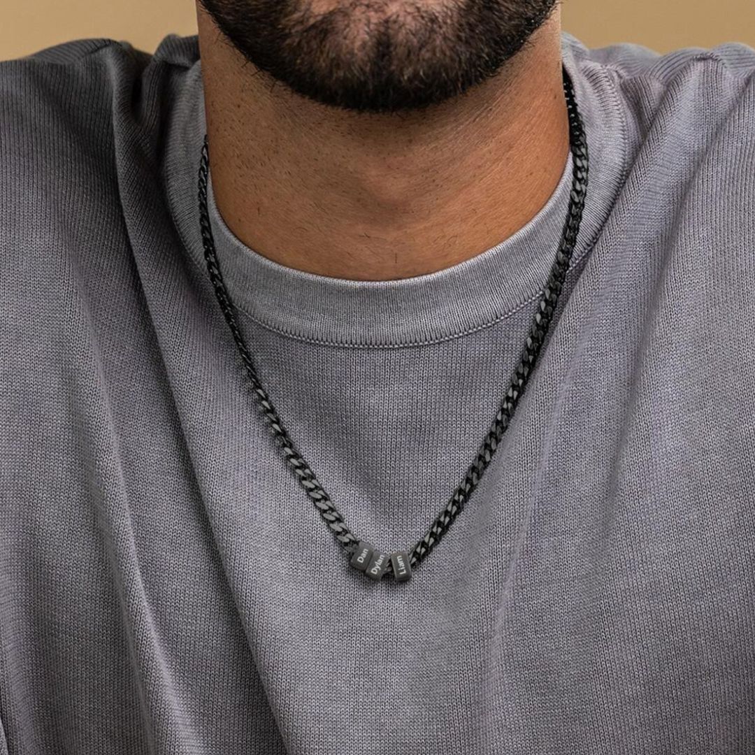 Collar grabado para hombre - Moroveta