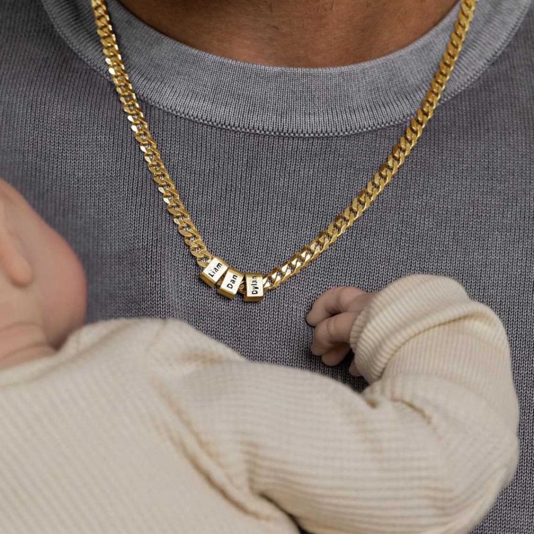 Collar grabado para hombre - Moroveta