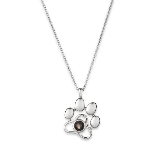 Collar huellita con foto de mascota - Moroveta