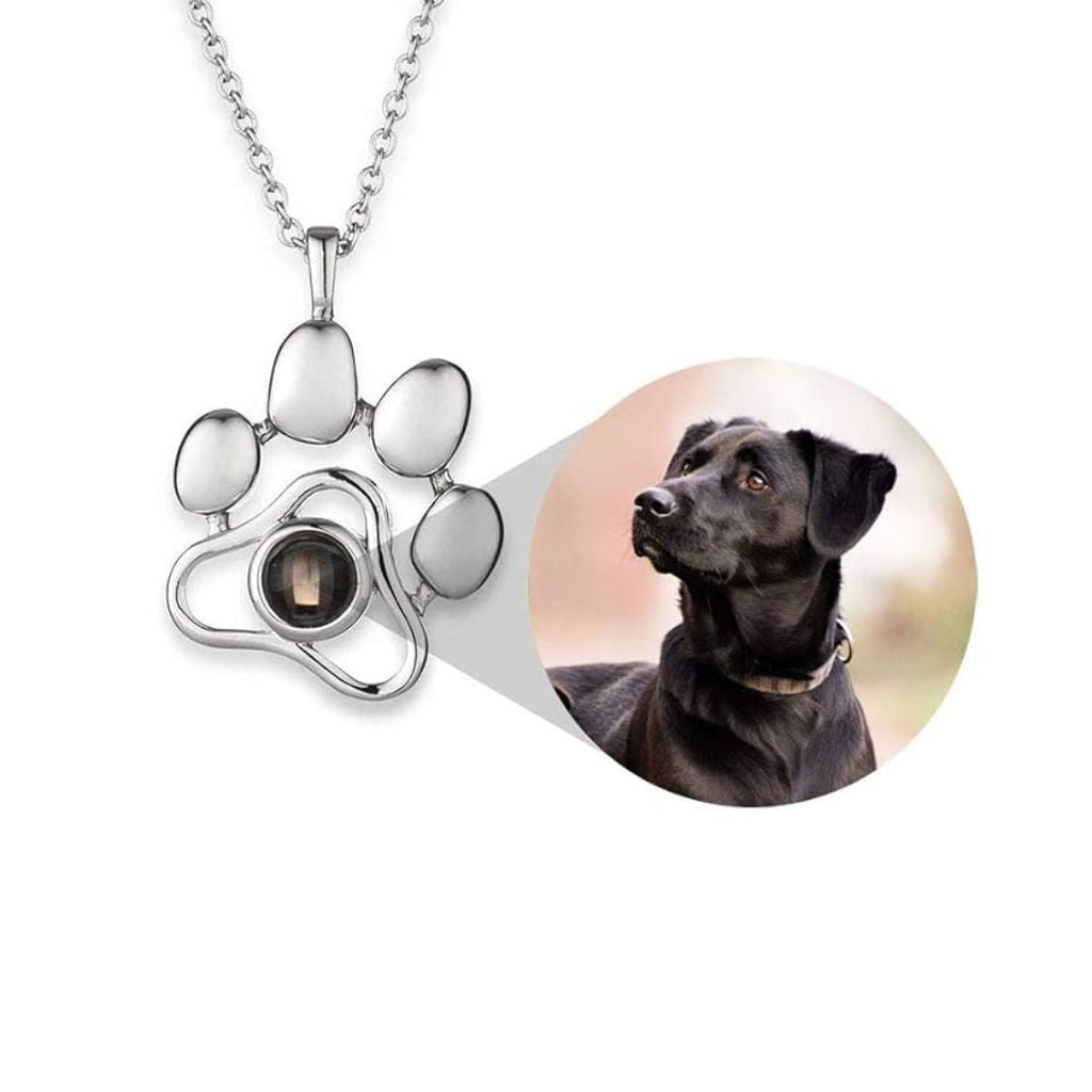 Collar huellita con foto de mascota - Moroveta