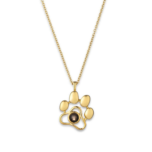 Collar huellita con foto de mascota - Moroveta