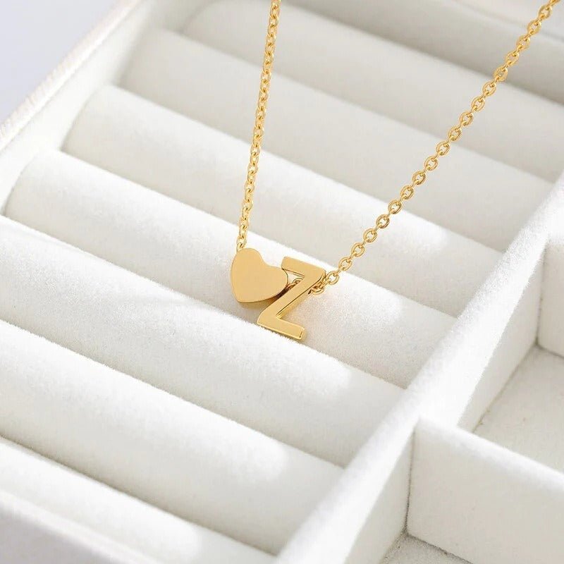 Collar inicial + Corazón - Moroveta