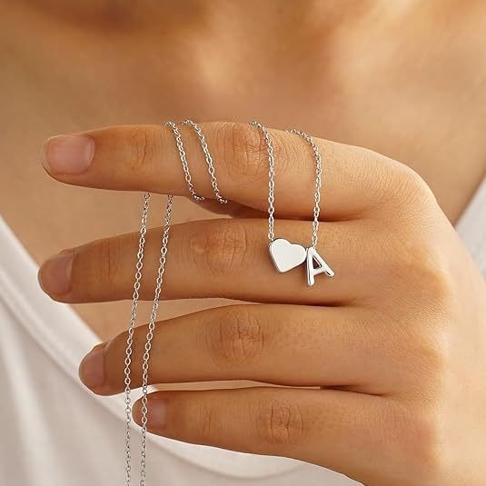 Collar inicial + Corazón - Moroveta
