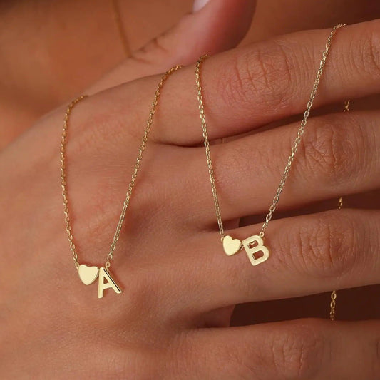 Collar inicial + Corazón - Moroveta