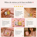 Collar Libro a mi nieta - “Tú siempre estarás en mi corazón” - Moroveta