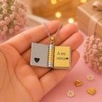 Collar Libro a mi nieta - “Tú siempre estarás en mi corazón” - Moroveta