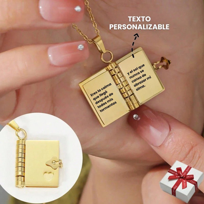 Collar libro personalizable - Moroveta