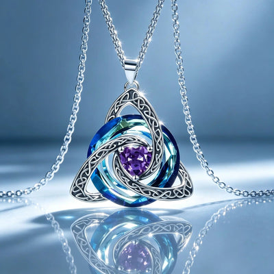 Collar Nudo de bruja con piedra de nacimiento - Moroveta