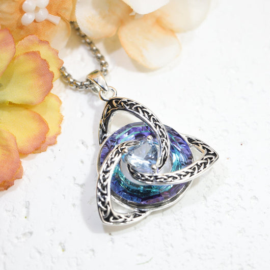 Collar Nudo de bruja con piedra de nacimiento - Moroveta