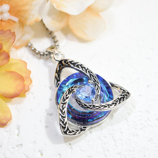 Collar Nudo de bruja con piedra de nacimiento - Moroveta