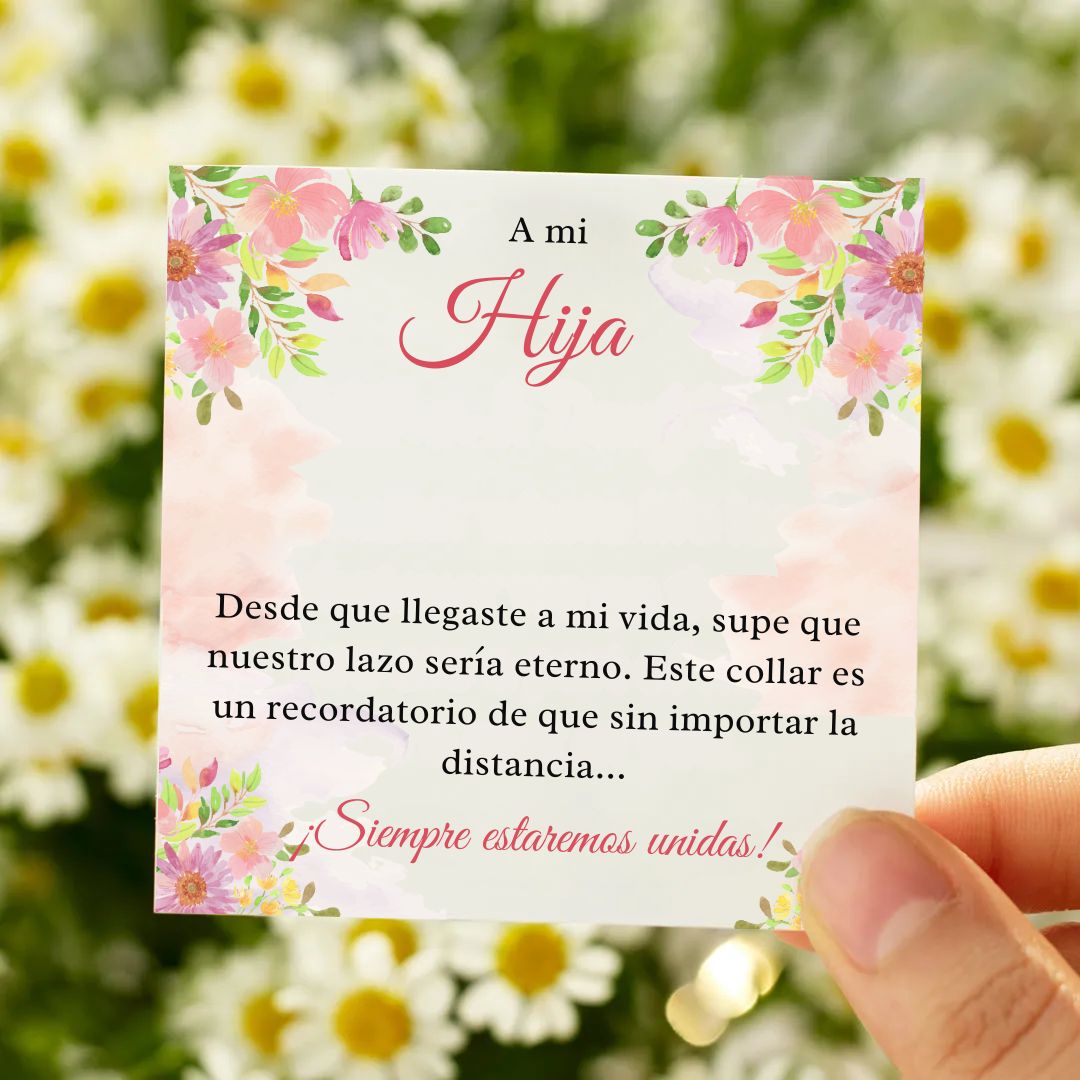 Collar nudo del amor - A mi hija - Moroveta