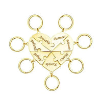 Collar o llavero personalizado de piezas de rompecabezas - Moroveta