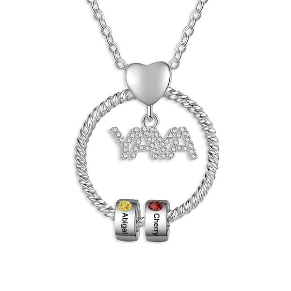 Collar para abuela con colgante de "YAYA" - Moroveta