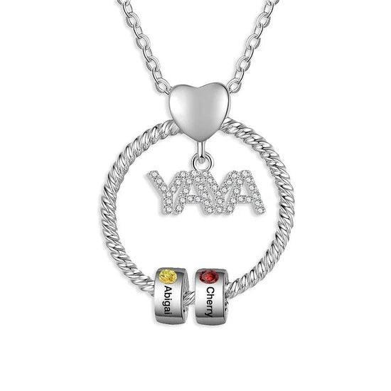 Collar para abuela con colgante de "YAYA" - Moroveta