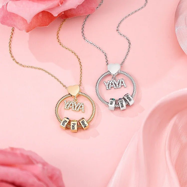 Collar para abuela con colgante de "YAYA" - Moroveta
