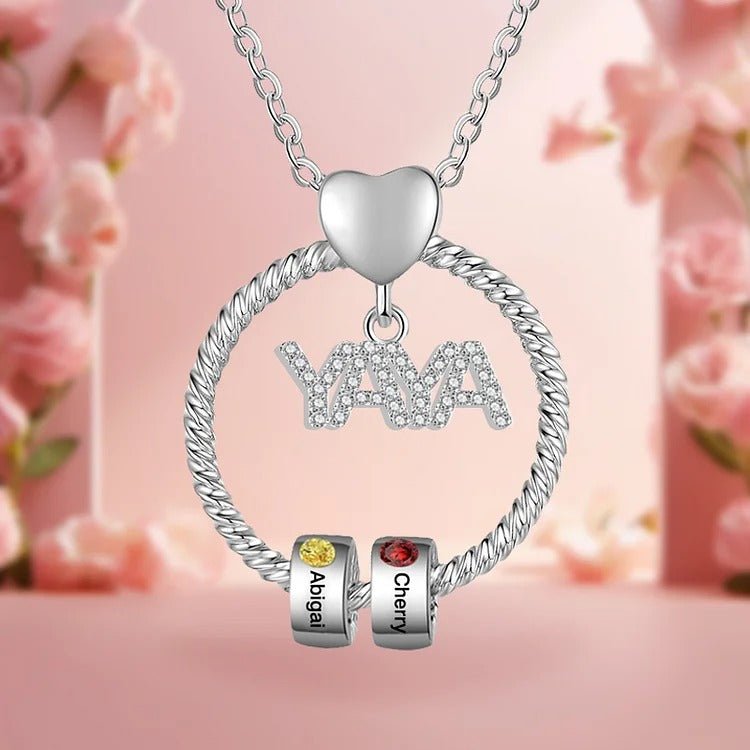 Collar para abuela con colgante de "YAYA" - Moroveta