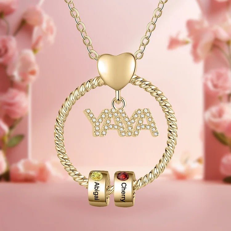 Collar para abuela con colgante de "YAYA" - Moroveta