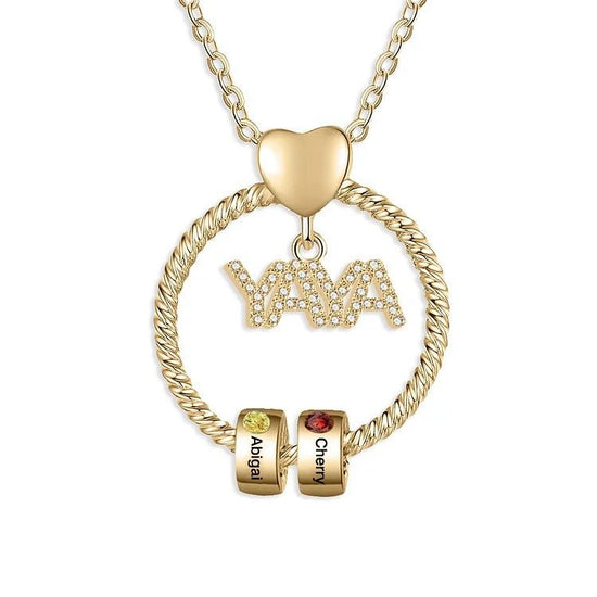 Collar para abuela con colgante de "YAYA" - Moroveta