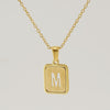 Collar personalizable con inicial dorado - Moroveta