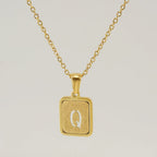 Collar personalizable con inicial dorado - Moroveta