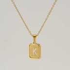 Collar personalizable con inicial dorado - Moroveta