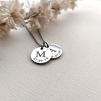 Collar personalizable con inicial y fecha - Moroveta