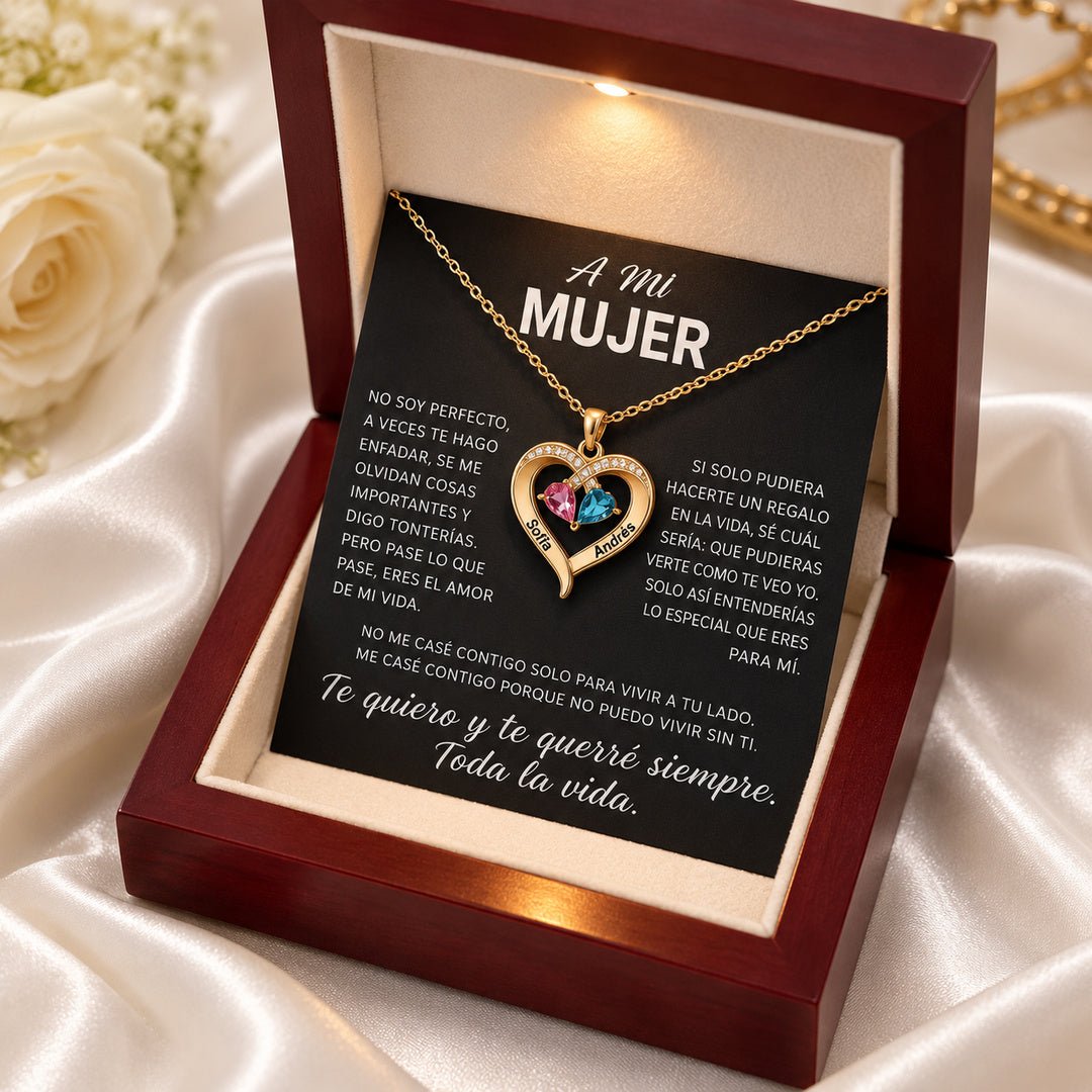 Collar personalizado - A mi mujer - Moroveta