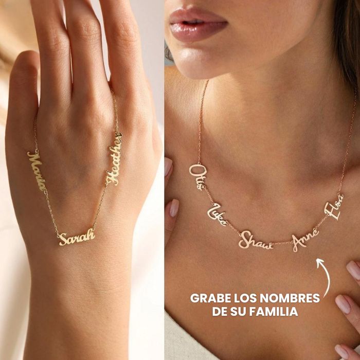 Collar personalizado Amor eterno - Mi Familia - Moroveta