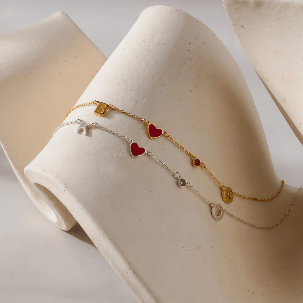 Collar personalizado con inicial y signo con piedra zodiacal - Moroveta