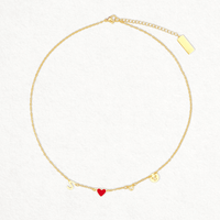 Collar personalizado con inicial y signo con piedra zodiacal - Moroveta