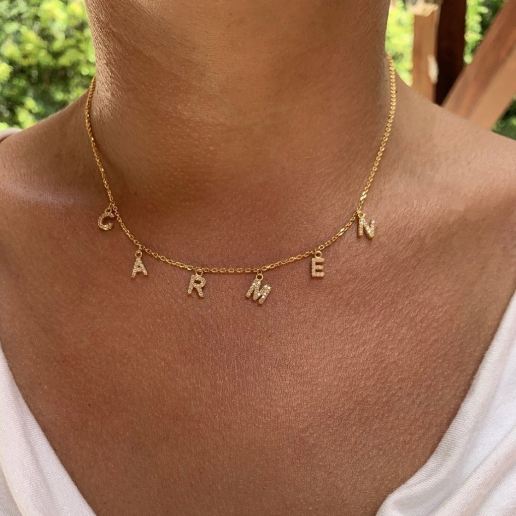 Collar personalizado con iniciales - Moroveta