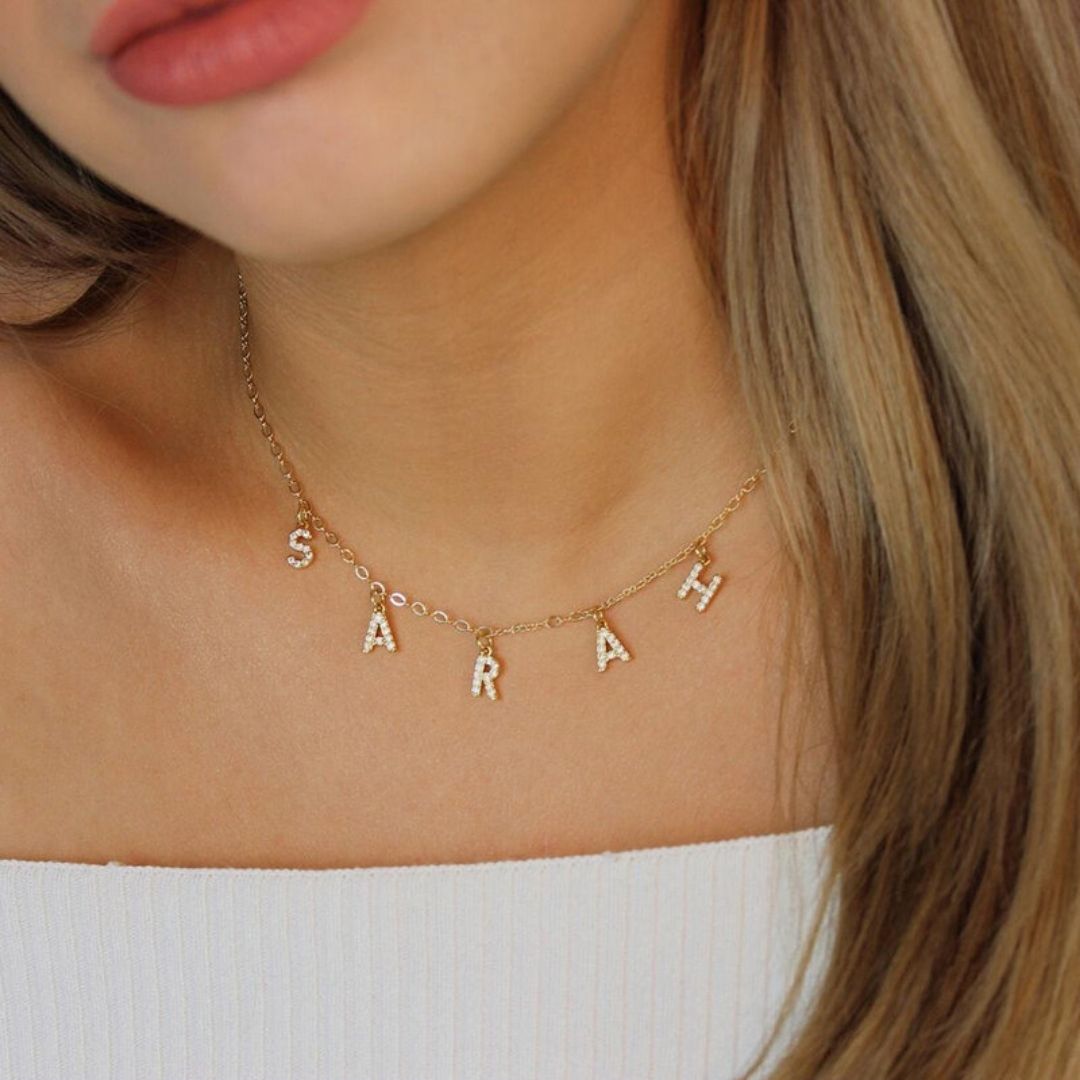 Collar personalizado con iniciales - Moroveta